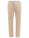 Rrl Tailored Chino Trousers With Pockets And Loops In Pink