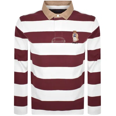 Ralph Lauren Rugby Polo T Shirt Red Wine