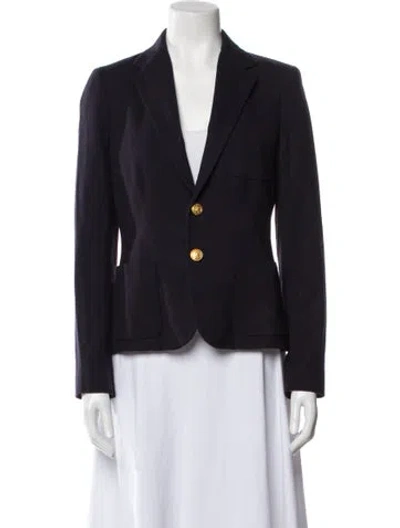 Pre-owned Ralph Lauren Rugby Wool Blazer In Blue