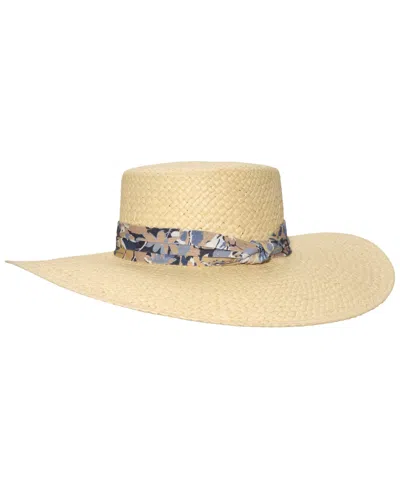 Ralph Lauren Rustic Printed Band Sun Hat In White