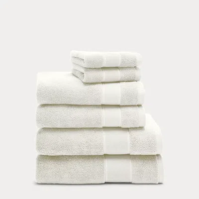 Ralph Lauren Sanders 6-piece Towel Set In White