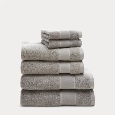 Ralph Lauren Sanders 6-piece Towel Set In Gray