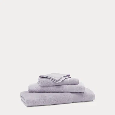 Ralph Lauren Sanders Bath Towels & Mat In Lavender Grey In Gray