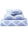 Ralph Lauren Sanders Diamond Cotton Bath Towel Bedding In Blue Cornflower