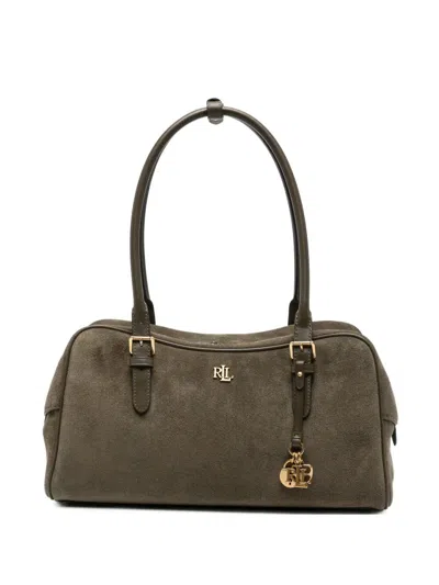 Ralph Lauren Satchel Bag Large "mrcy" In Green