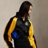 Ralph Lauren Satin Bomber Jacket In Multi