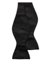 Ralph Lauren Silk Satin Bow Tie In Black