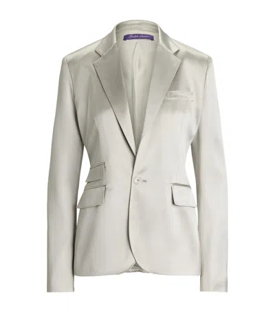 RALPH LAUREN SATIN SUIT JACKET