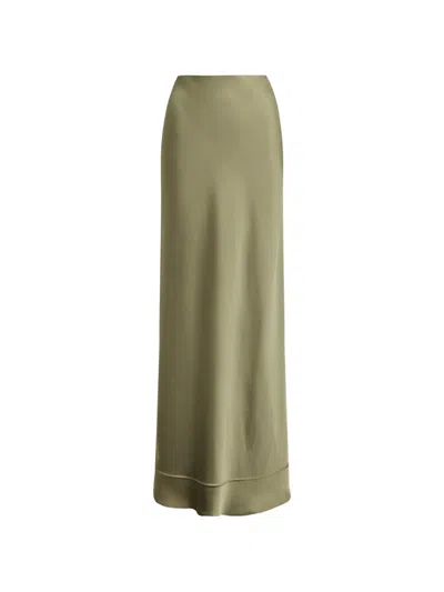 Ralph Lauren Collection Porcini Masina Maxi Skirt In Green