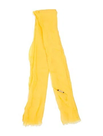 Pre-owned Ralph Lauren Scarf In Yellow