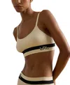 Ralph Lauren Scoop Neck Bralette In Neutral