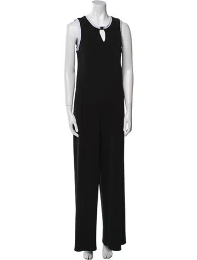 Pre-owned Ralph Lauren Scoop Neck Jumpsuit In Black