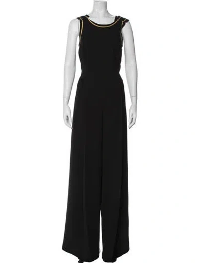 Pre-owned Ralph Lauren Scoop Neck Jumpsuit In Blue