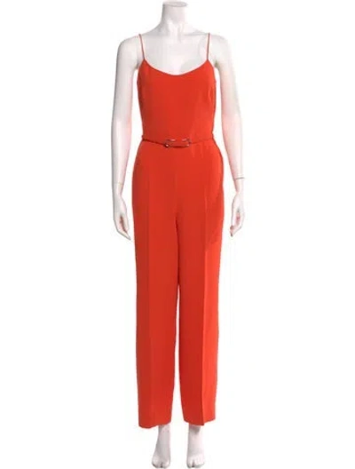 Pre-owned Ralph Lauren Scoop Neck Jumpsuit In Orange
