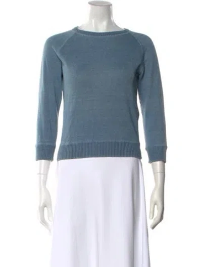 Pre-owned Ralph Lauren Scoop Neck Sweater In Blue