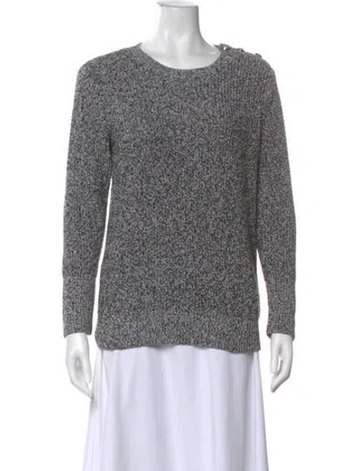 Pre-owned Ralph Lauren Scoop Neck Sweater In Gray