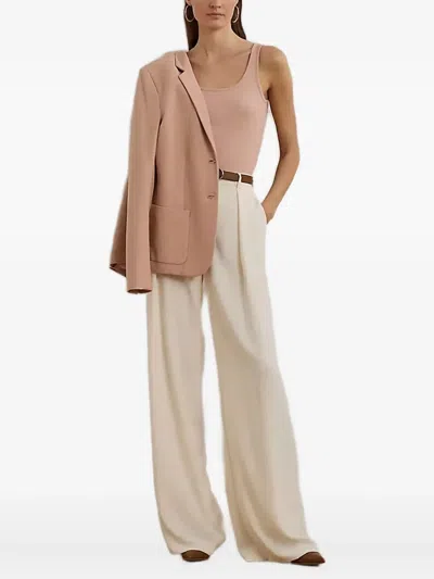 Ralph Lauren Scoop-neck Top In Pink
