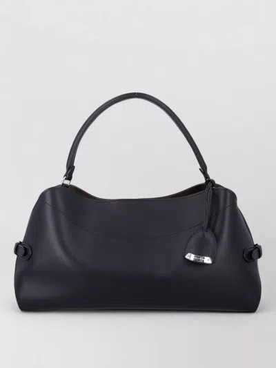 Ralph Lauren Sculptural Leather Shoulder Crossbody Satchel Bag In Brown