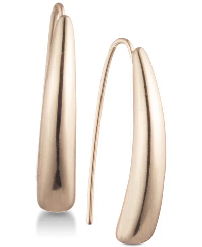 Ralph Lauren Sculptural Threader Earrings In Gold