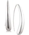 Ralph Lauren Silver-tone Sculptural Threader Earrings (also In Gold-tone) In Silver