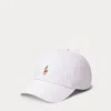 Ralph Lauren Seersucker Ball Cap In Carmel Pink Seersucker