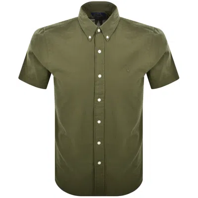 Ralph Lauren Seersucker Short Sleeve Shirt Green