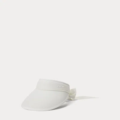 Ralph Lauren Self-tie Visor In White