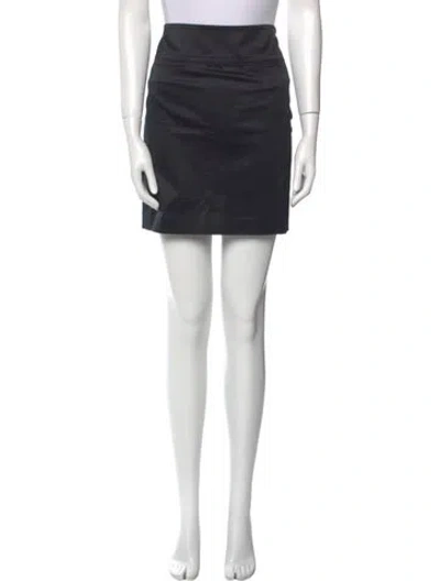 Pre-owned Ralph Lauren Sequin Embellishments Mini Skirt In Black