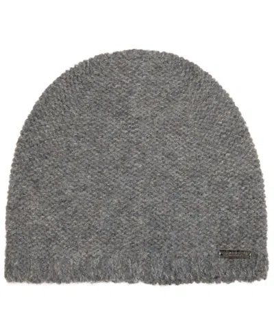 Ralph Lauren Sequin Shiny Accents Beanie In Onyx Heather