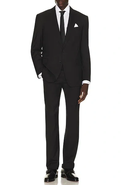 Ralph Lauren Serge Suit In Black