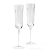 Polo Ralph Lauren Set Of 2 Coraline Champagne Flute In Clear