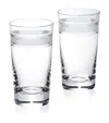 Polo Ralph Lauren Set Of 2 Langley Highball Glasses In Clear
