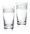 Polo Ralph Lauren Set Of 2 Langley Highball Tumblers In Clear