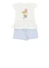 Ralph Lauren Babies' Set With Print In White