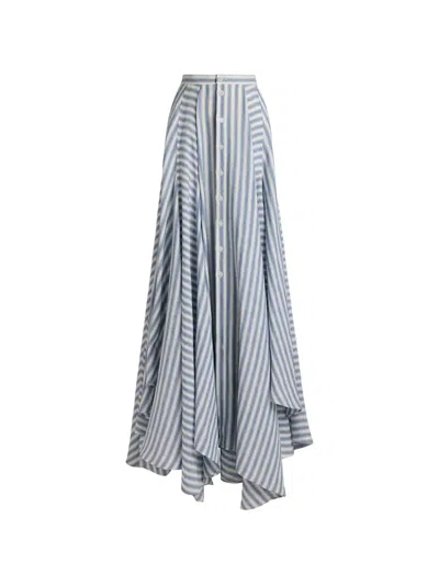 Ralph Lauren Shamus Maxi Skirt In White