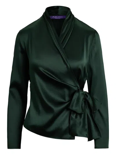 Ralph Lauren Shea Wrap Tie Blouse