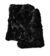 Polo Ralph Lauren Shearling Brighton Throw In Black