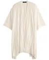 Ralph Lauren Sheer Stripe Ruana In Gold