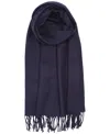 Ralph Lauren Shine Pinstripe Scarf In Blue