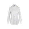 Ralph Lauren Cameron Long Sleeves Silk Button Front Shirt In White