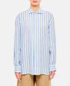 Ralph Lauren Blue Linen Shirt In Blue