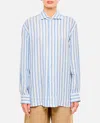 Ralph Lauren Blue Linen Shirt In Blue