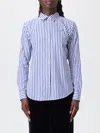 Ralph Lauren Jamelko Long Sleeve Button Front In Blue