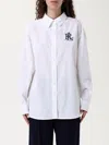 Ralph Lauren Logo-embroidered Poplin Shirt In White