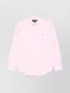 Ralph Lauren Button-down Collar Long Sleeve Tailored Shirt In Pink