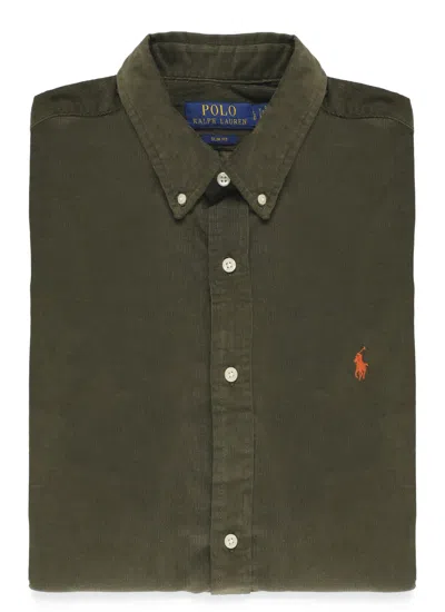 Ralph Lauren Shirt With Pony In Green