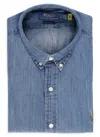 Ralph Lauren Pony Shirt In Blue
