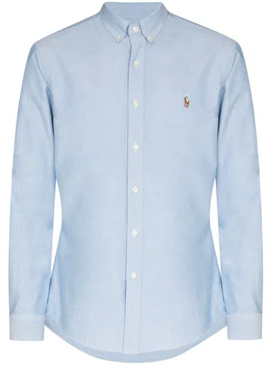 Ralph Lauren Cotton Relaxed-fit Shirt In Blue