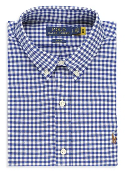 Polo Ralph Lauren Pony Cotton Shirt In Blue