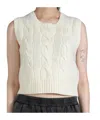 Polo Ralph Lauren Short Knitted Vest In White